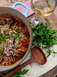 One-Pot Lamb with Orzo