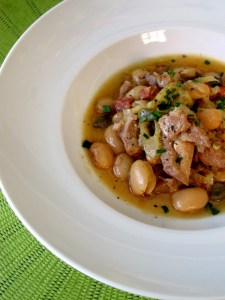 Pork, Fennel & Butter Bean Stew